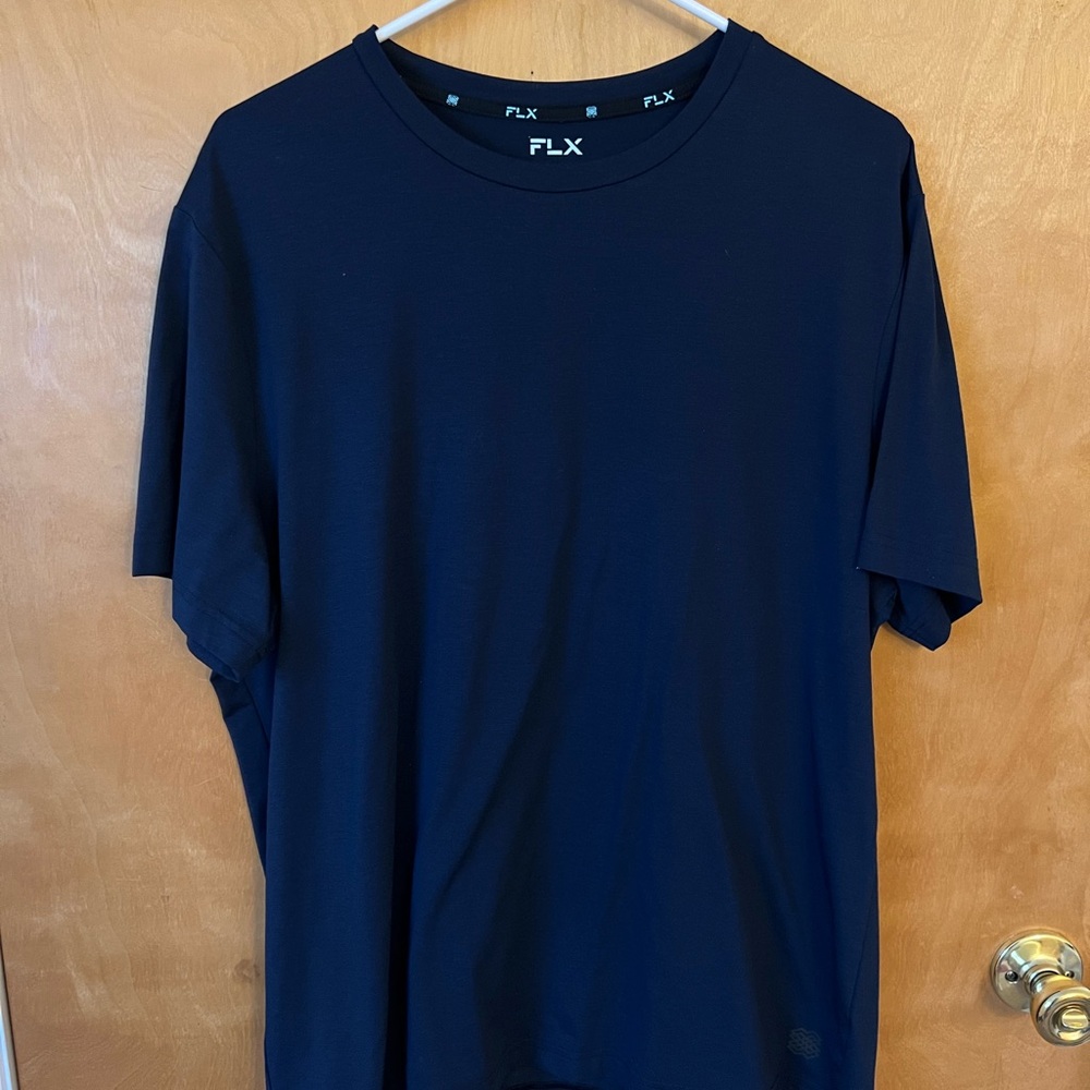 FLX Men's Navy Short Sleeve Tee